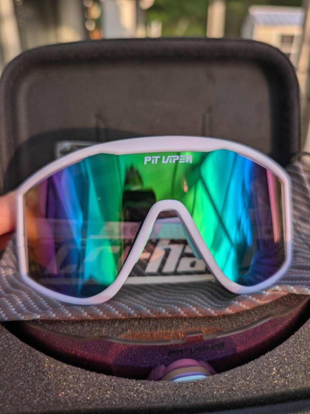 Authentic Pit Viper The Moontower Try-Hard Sunglasses Mirror Lens Blocks UVA/B